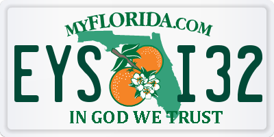 FL license plate EYSI32