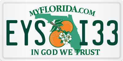 FL license plate EYSI33