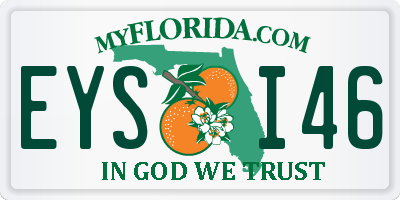 FL license plate EYSI46