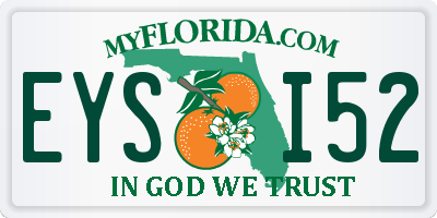 FL license plate EYSI52