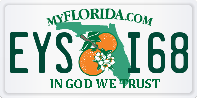 FL license plate EYSI68