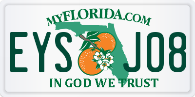 FL license plate EYSJ08