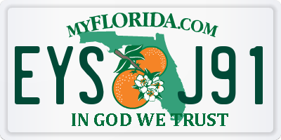FL license plate EYSJ91