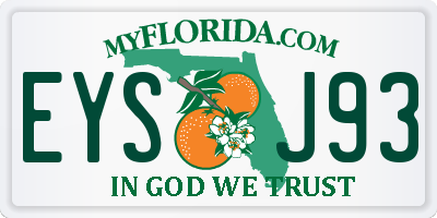 FL license plate EYSJ93