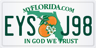 FL license plate EYSJ98