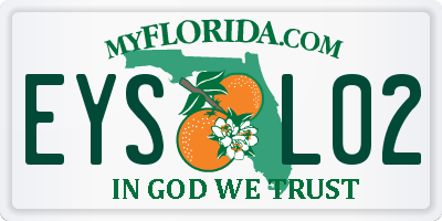 FL license plate EYSL02