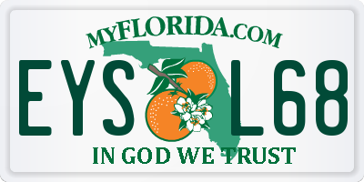 FL license plate EYSL68