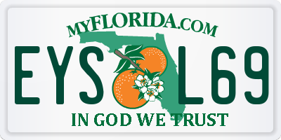 FL license plate EYSL69