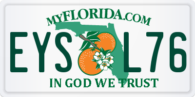 FL license plate EYSL76