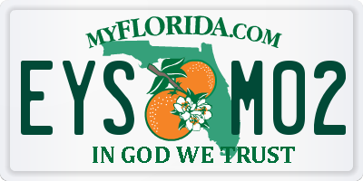 FL license plate EYSM02