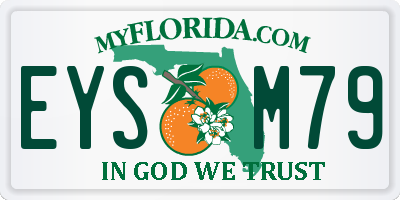FL license plate EYSM79
