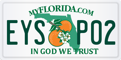 FL license plate EYSP02