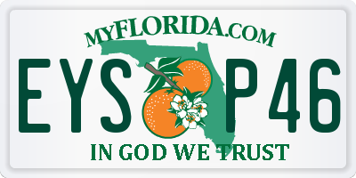 FL license plate EYSP46