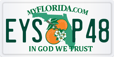 FL license plate EYSP48