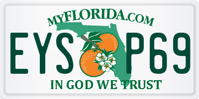 FL license plate EYSP69