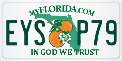 FL license plate EYSP79