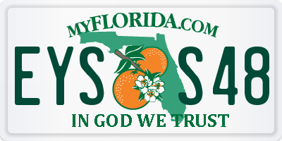 FL license plate EYSS48