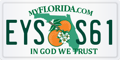 FL license plate EYSS61