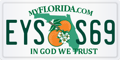 FL license plate EYSS69