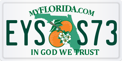 FL license plate EYSS73