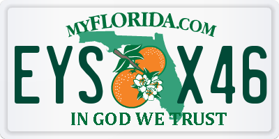 FL license plate EYSX46