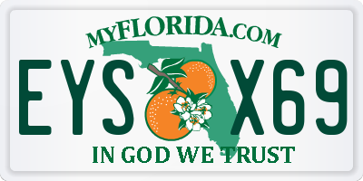 FL license plate EYSX69