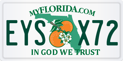 FL license plate EYSX72