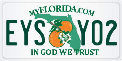 FL license plate EYSY02