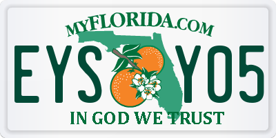 FL license plate EYSY05