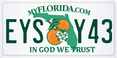 FL license plate EYSY43