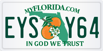 FL license plate EYSY64