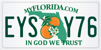 FL license plate EYSY76