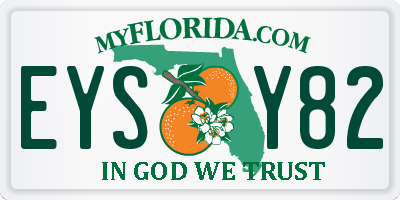 FL license plate EYSY82