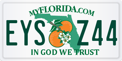 FL license plate EYSZ44