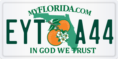 FL license plate EYTA44