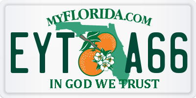 FL license plate EYTA66