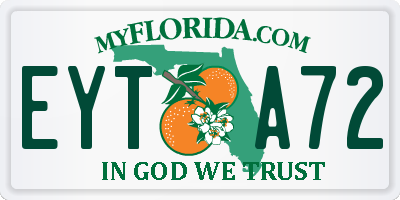 FL license plate EYTA72