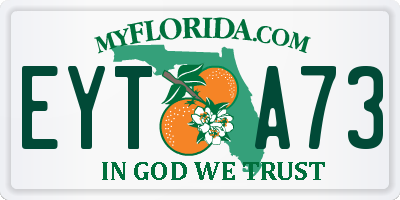 FL license plate EYTA73