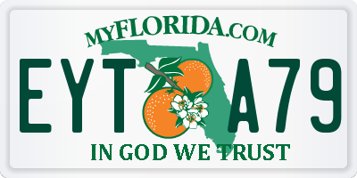 FL license plate EYTA79