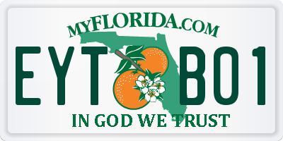 FL license plate EYTB01