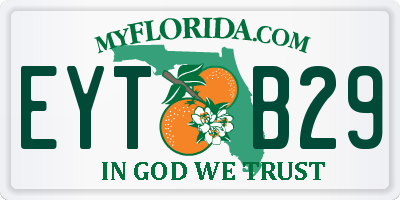 FL license plate EYTB29