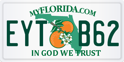 FL license plate EYTB62