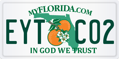 FL license plate EYTC02