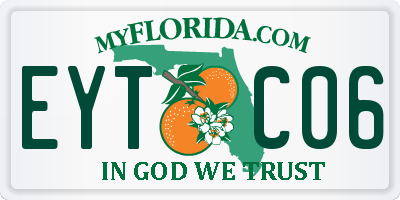 FL license plate EYTC06