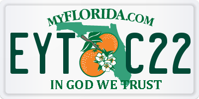 FL license plate EYTC22