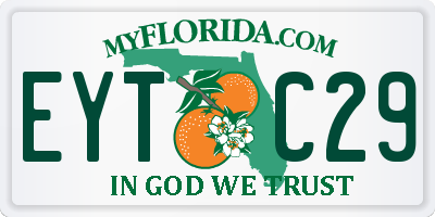 FL license plate EYTC29
