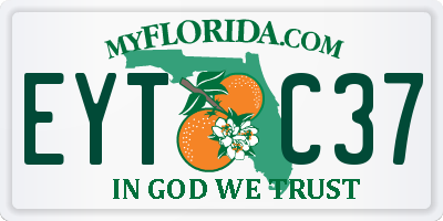 FL license plate EYTC37