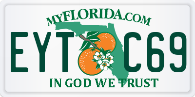 FL license plate EYTC69