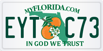 FL license plate EYTC73
