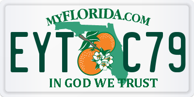FL license plate EYTC79